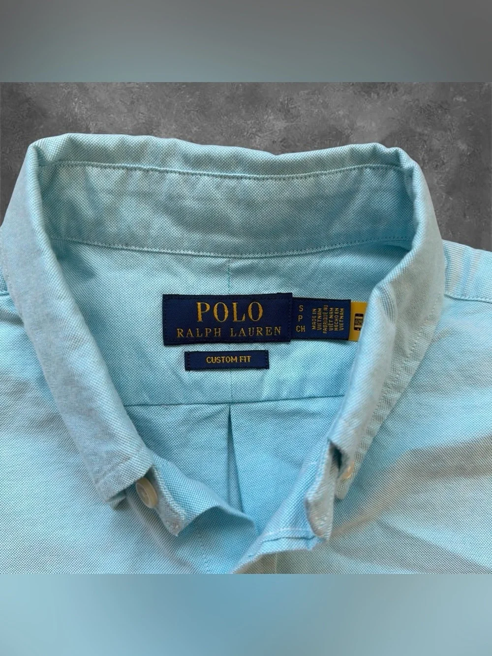 NWT Polo Ralph Lauren Oxford Shirt Men’s Size Small Light Blue Custom Fit